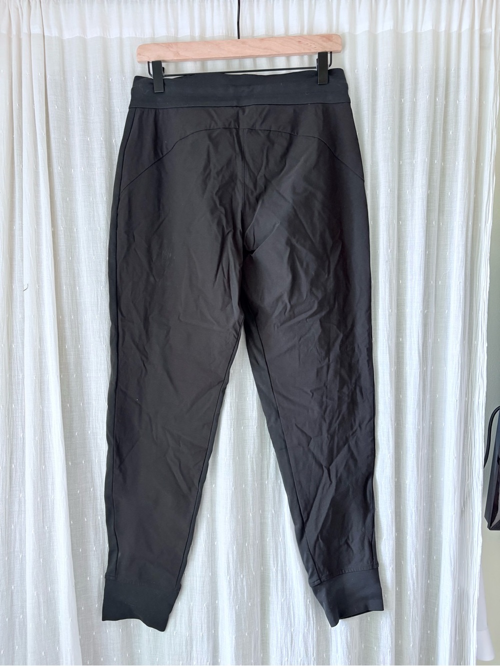 Athleta Black Headlands Hybrid Trek Jogger Pants with Drawstring Waist - Picture 2 of 5